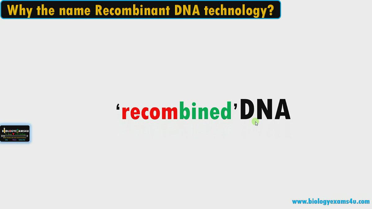 what-is-recombinant-dna-technology